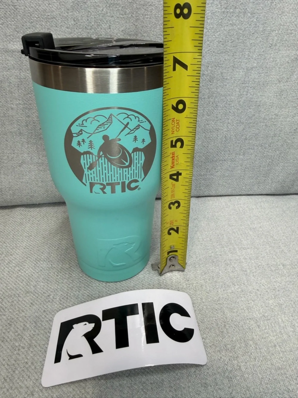 NWOT RTIC Kayak Turquoise/Teal Insulated Tumbler with Lid